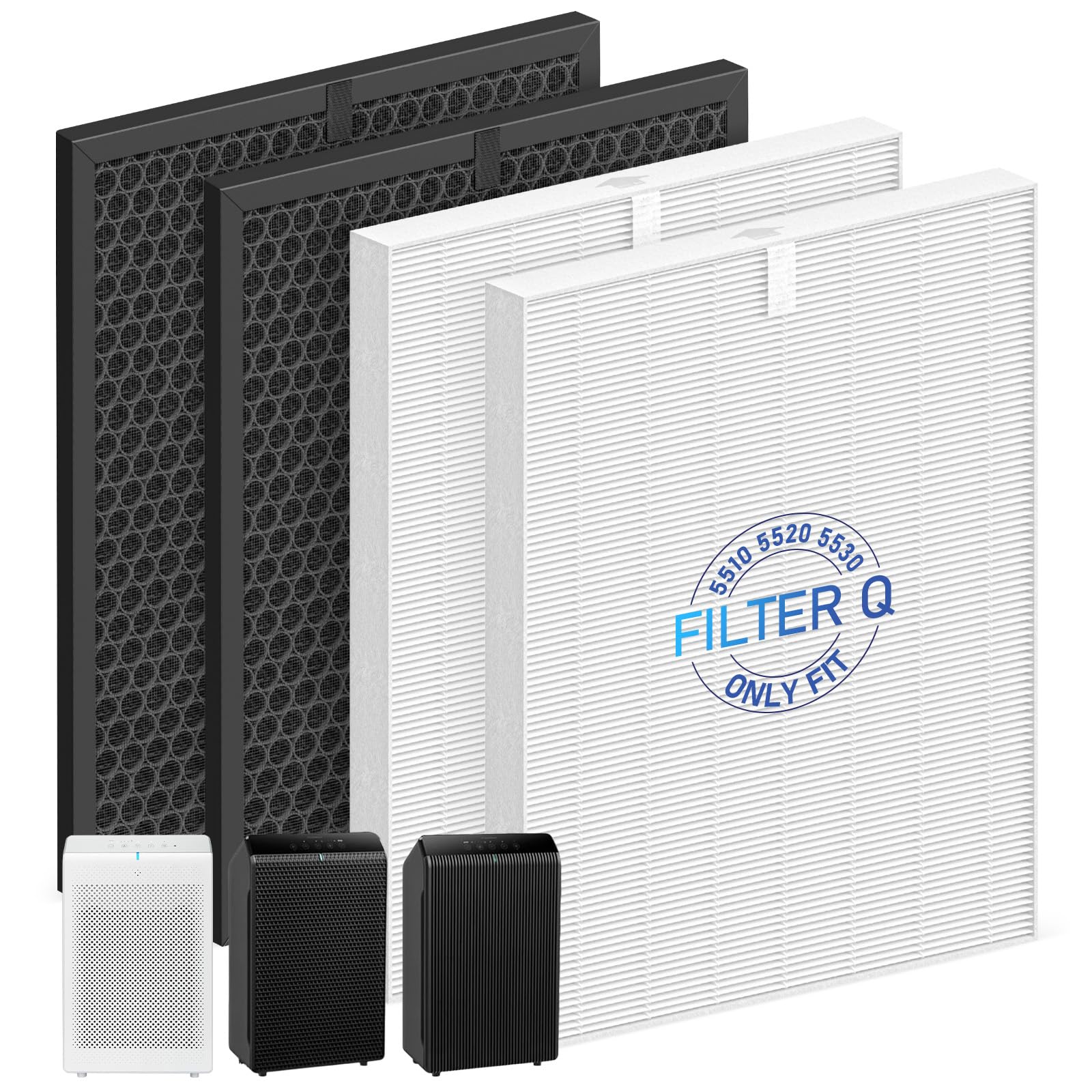 Amazon.com: 5510 5520 5530 Filter Q For WINIX 5510 5520 5530 Air
